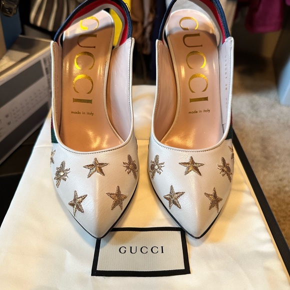 White Gucci heels - Picture 9 of 9
